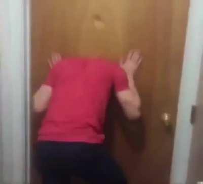 I'll run through this door