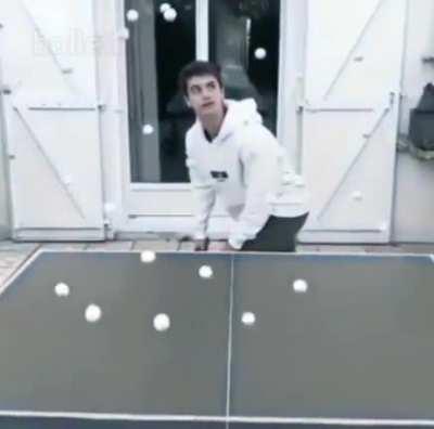 Table tennis on acid