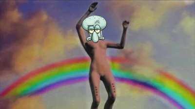 AI Squidward singing AmEN