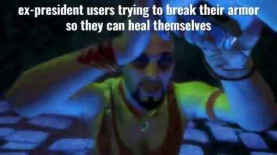 this is how my ex-president expirience usually goes