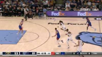 [Highlight] Ja gets the long rebound and shows off some moves on the way to the And-1