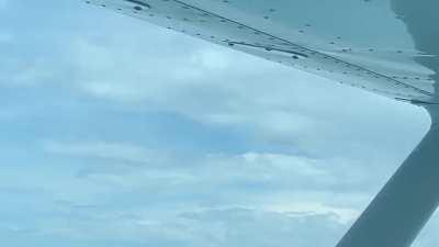 Here is some aerial footage I got of todays launch