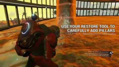 How to Create a 360° Cave base with the Flatten Tool.