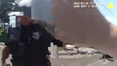 Pretty funny video.. until you find out this very same cop got transferred and later wound up killing someone.