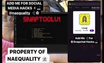 Anyone here need a Snapchat hacked? From Account Recovery, Memories & My Eyes Only Pulling Hit me on Snapchat >> “Naequality” on send me a DM📥‼️