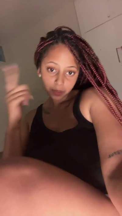 Which video do you like better? Green panties or purple? 