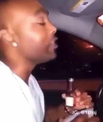 Unc can’t drink for shit out here