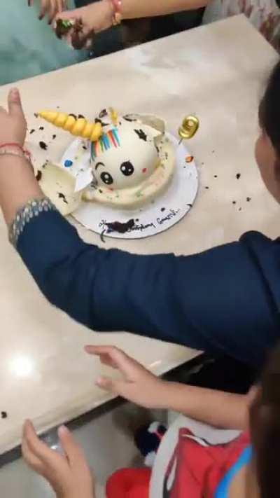 Making the birthday girl cry. Kids will be kids tho ig🥺