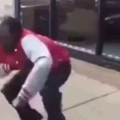 Crack head vibin to old outro