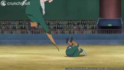 Metal vs Rock Lee. It ain't much, but it's a decent fight