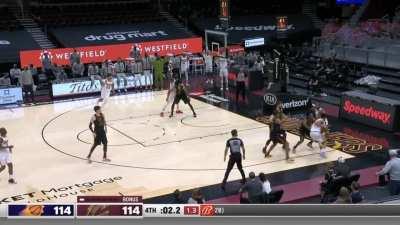 [Highlight] Cavs double Booker and force him into a tough game-winning shot that doesn't go, sending the game to OT