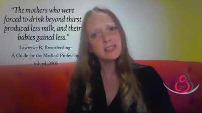 How much water the breastfeeding mother should drink?