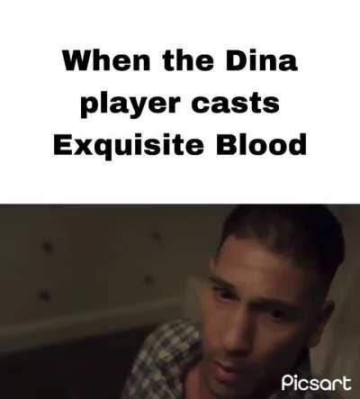 “I cast exquisite blood.” 