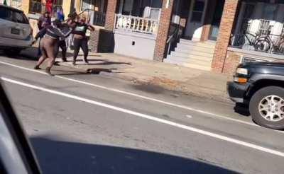 Ashy Larry hitting the block