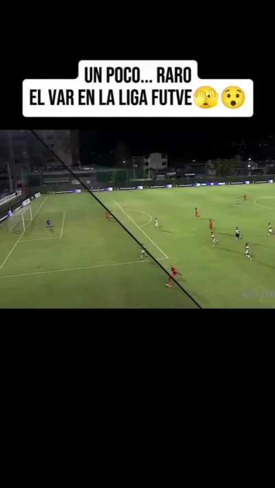 Medio extra&ntilde;o el &aacute;ngulo del VAR en Venezuela