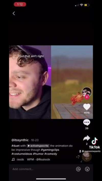 I saw this and instantly thought of portal, the water mark is there because i posted it on tiktok first