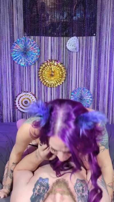 Choke me slap me fill my pussy with cum repeat all year