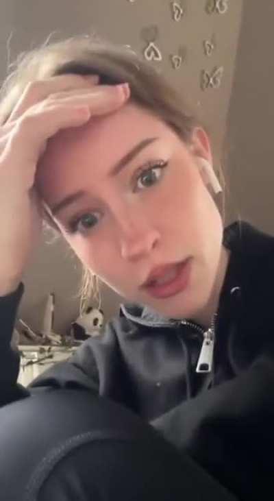 Make her wait, don't send her shit.