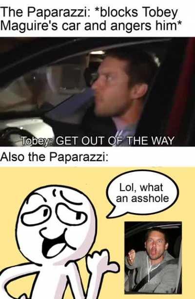 I'm convinced the paparazzi are sociopaths