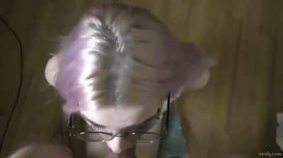 Good Girl in Cute Glasses