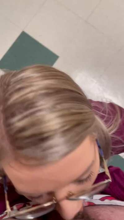 Nurse Mae will keep sucking it as long as you need 🤤