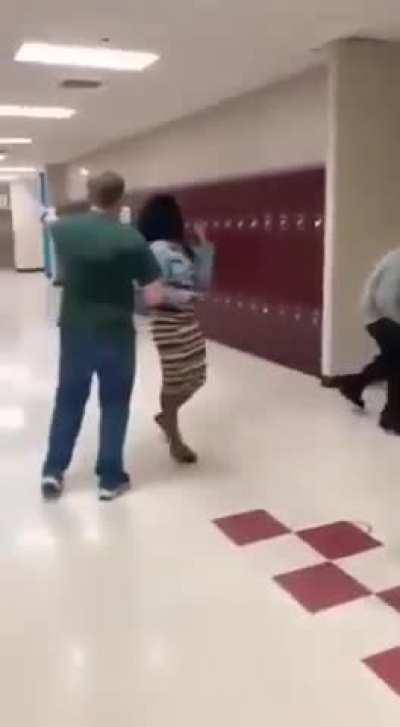 This girl pepper sprayed her teacher because he took her phone from her 😬