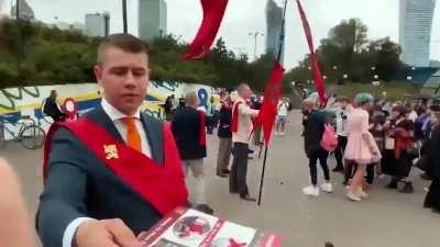 Polish femboys bark down catholic fascists rule