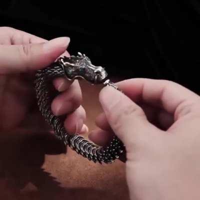 Dragon Bracelet made beautifully.