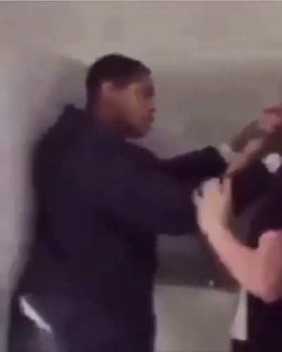 High school bathroom fight