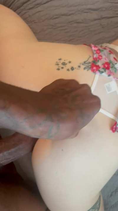 Give me all of that bbc I promise I won’t run