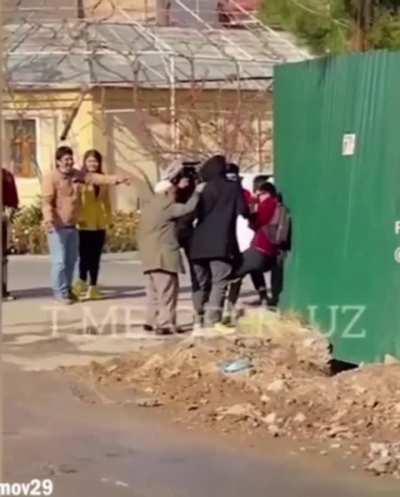 He saw someone needed help and stepped in to help.