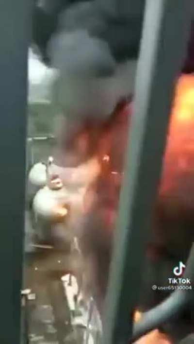 When you light your smoke at the wrong place...