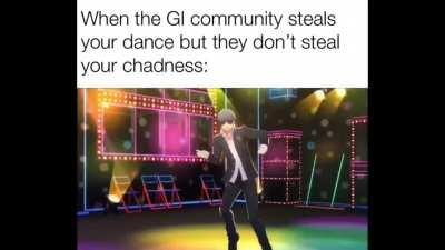 Reminder of the chad who started this dance first