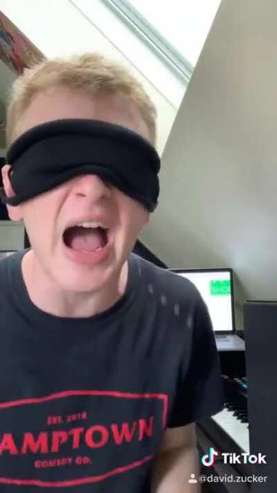 Hi! I'm the albino freestyle rapper from yesterday. Saw a few people suggest I was reading lyrics off a screen, so I wanted to address that in today's freestyle. Hope you enjoy :)