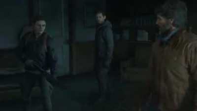 Golf scene but Joel has 200 iq