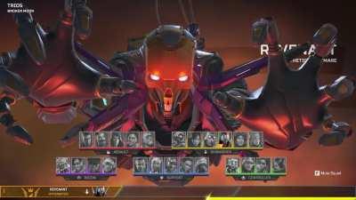 Select Animation and skydive emote for Revenant Bundle Skin