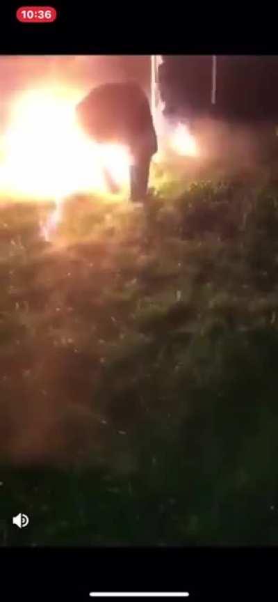 Water in fact can burn