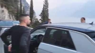 Very inconvenient place to be stuck at 