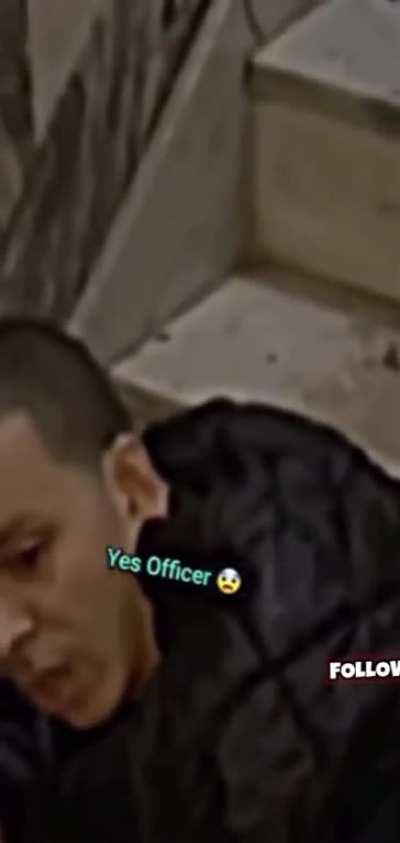 to not call the officer “papi”