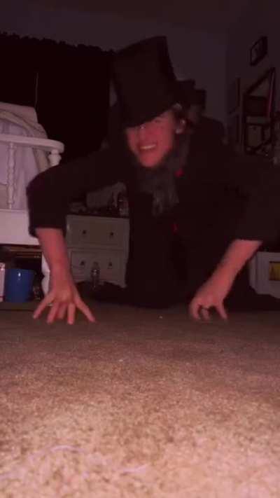 I swear to god I have scary capitalist under my bed :(