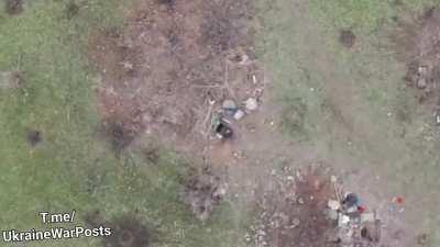 Compilation of Drone dropped munitions by AFU Special Forces (music from source)