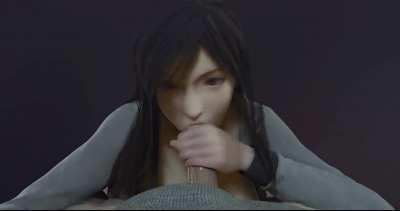 Tifa Lockhart oral cum (Exprational) [Final Fantasy 7]