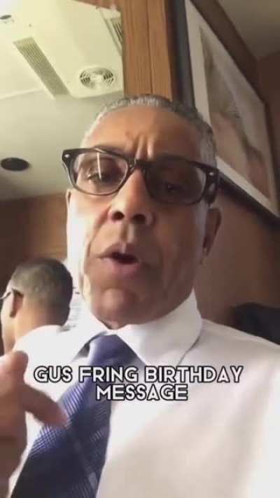 What did Gus mean by this? Didn't he unemploy Walt before his birthday?