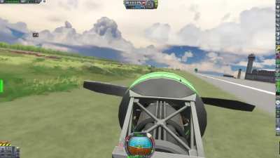 Jeb taking his new bush plane out for its maiden flight!