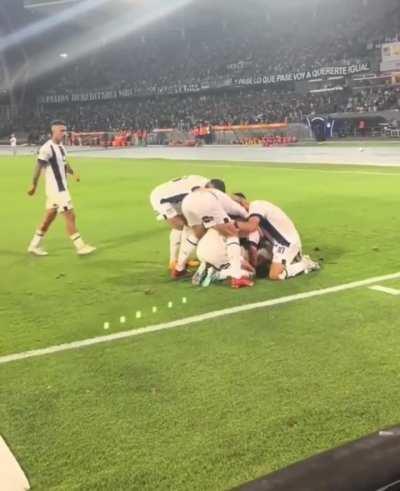 Goal celebration gone wrong