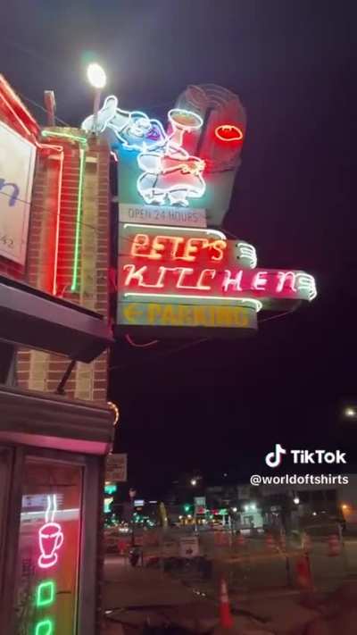 Josh Eating at 2am In Denver