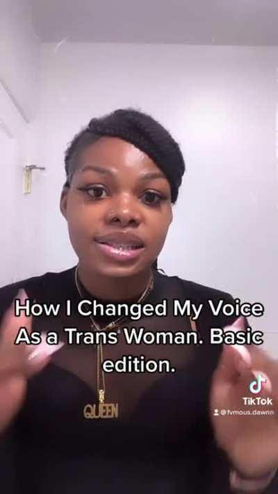 How I feminized my voice