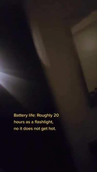 Guy has a flashlight instead of an eye.