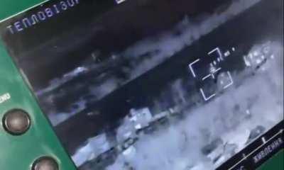 A large group of russians was struck by a Stugna ATGM