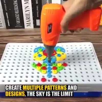 DRILLING SCREW 3D CREATIVE MOSAIC PUZZLE